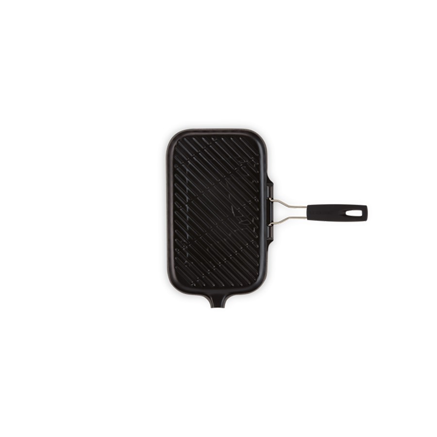 additioanl image for  Le Creuset Rect. Grill Matte Black 36 cm 