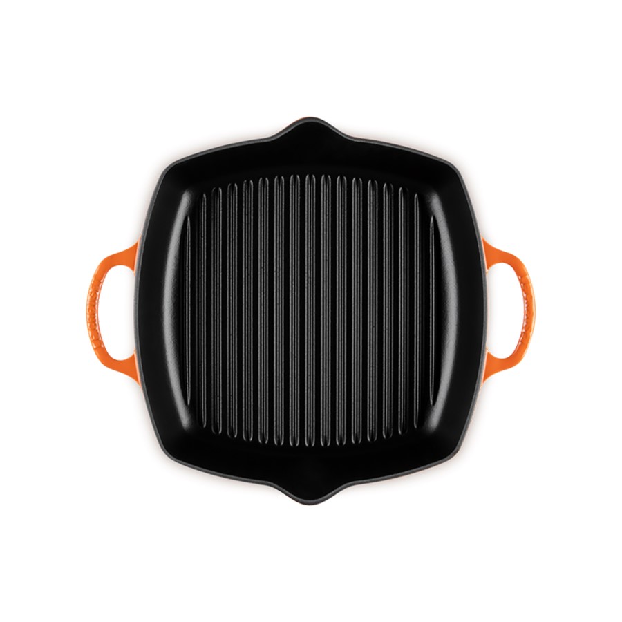 additioanl image for  Le Creuset Deep Square Grill Flame 30 cm 