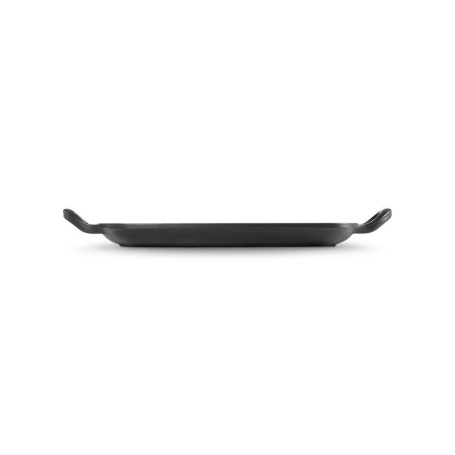 additioanl image for  Le Creuset Low Rect.Grill Satin Blk 30cm 
