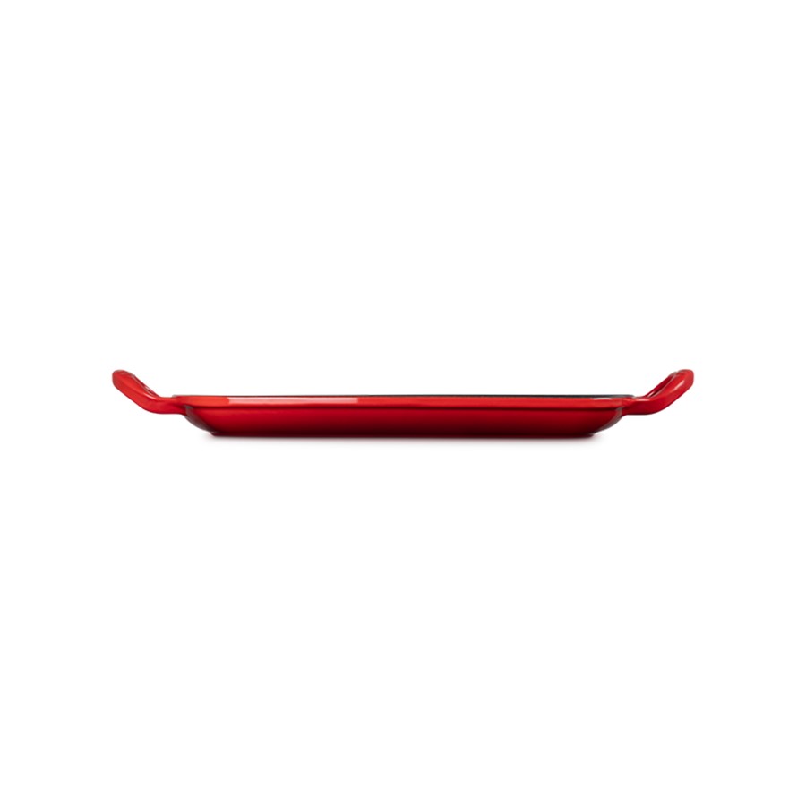 additioanl image for  Le Creuset Low Rect. Grill Cerise 30cm 