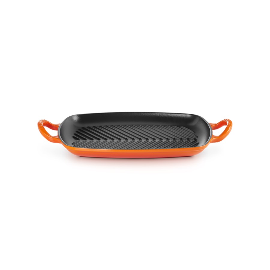 additioanl image for  Le Creuset Low Rect. Grill Flame 30cm 