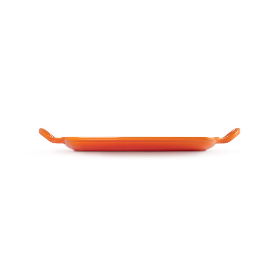 additioanl image for  Le Creuset Low Rect. Grill Flame 30cm 