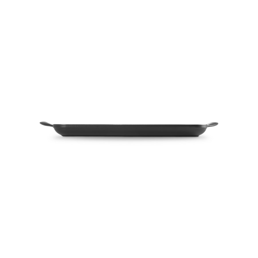 additioanl image for  Le Creuset Rect. Grill Satin Blk 32x21cm 