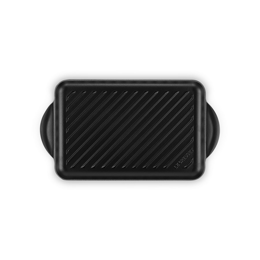 additioanl image for  Le Creuset Rect. Grill Satin Blk 32x21cm 