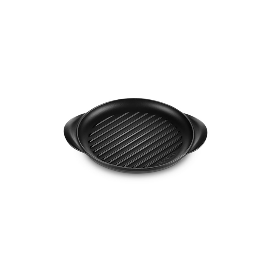 additioanl image for  Le Creuset Round Grill Satin Black 25 cm 