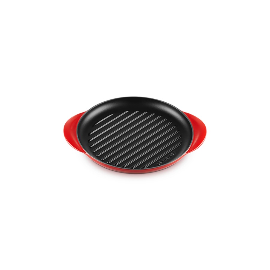 additioanl image for  Le Creuset Round Grill Cerise 25 cm 