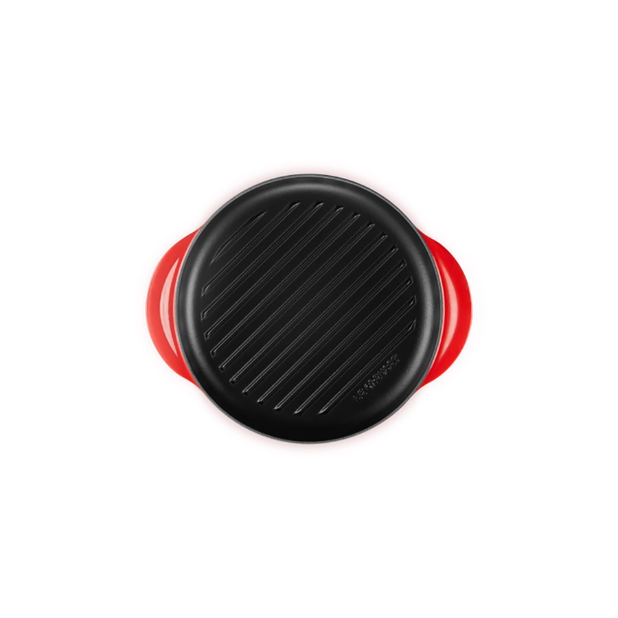 additioanl image for  Le Creuset Round Grill Cerise 25 cm 