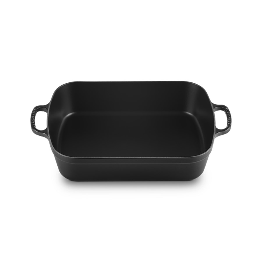 additioanl image for  Le Creuset Rect. Plate Satin Black 37 cm 