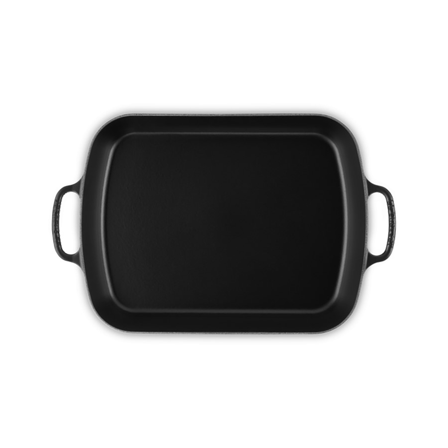 additioanl image for  Le Creuset Rect. Plate Satin Black 37 cm 