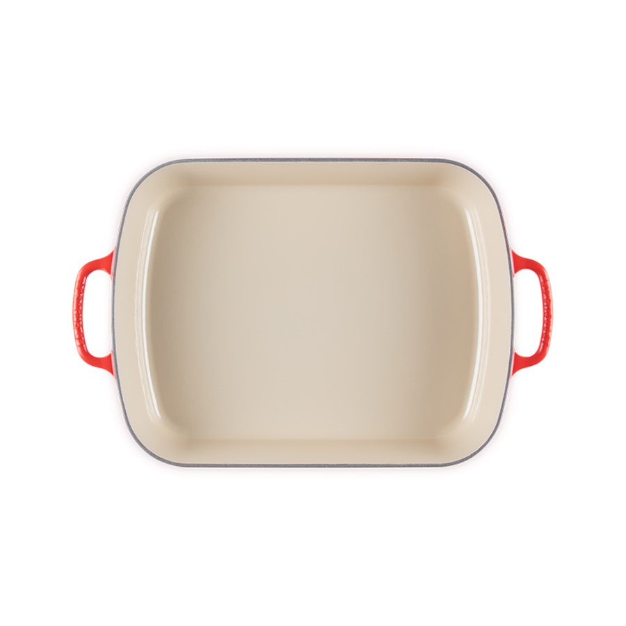 additioanl image for  Le Creuset Rect. Roaster Cerise 37 cm 