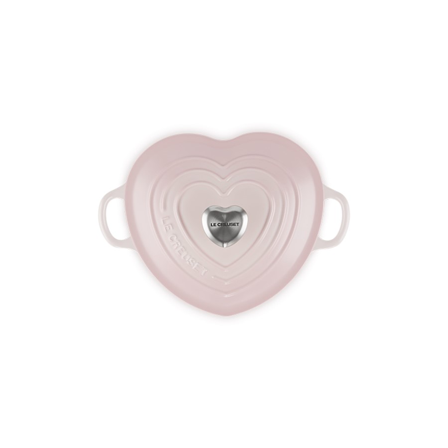 additioanl image for  Le Creuset Heart Cass. Shell Pink 20 cm 