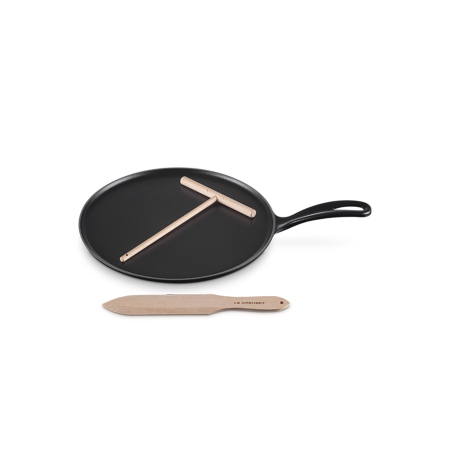 additioanl image for  Le Creuset Rd. Crepe Pan Mat/Black 27 cm 