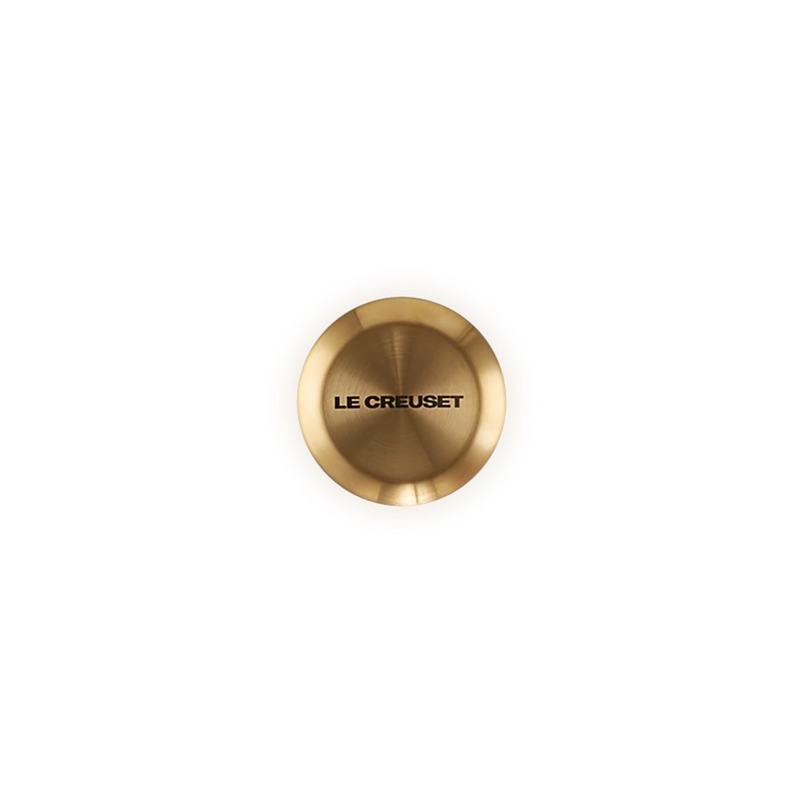 additioanl image for  Le Creuset Gold Finish Knob 47 mm 