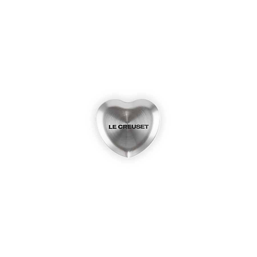 additioanl image for  Le Creuset Heart Knob Satin Steel 47 mm 