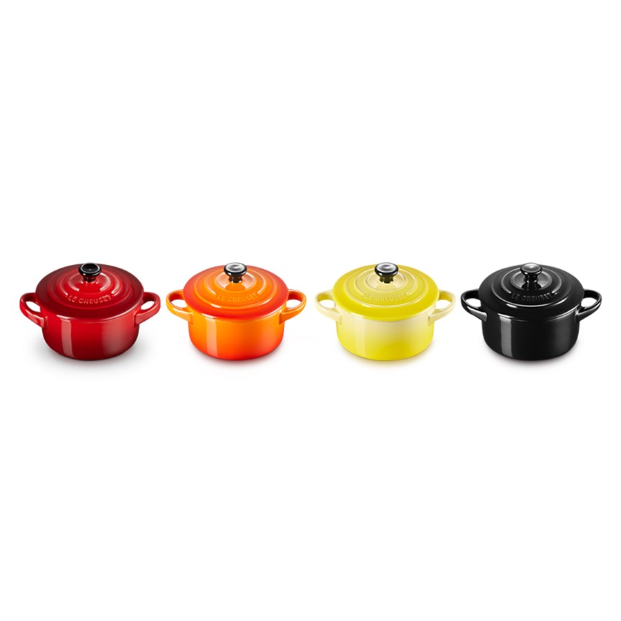 additioanl image for  Le Creuset Round 4 Mini Cocottes Fire 