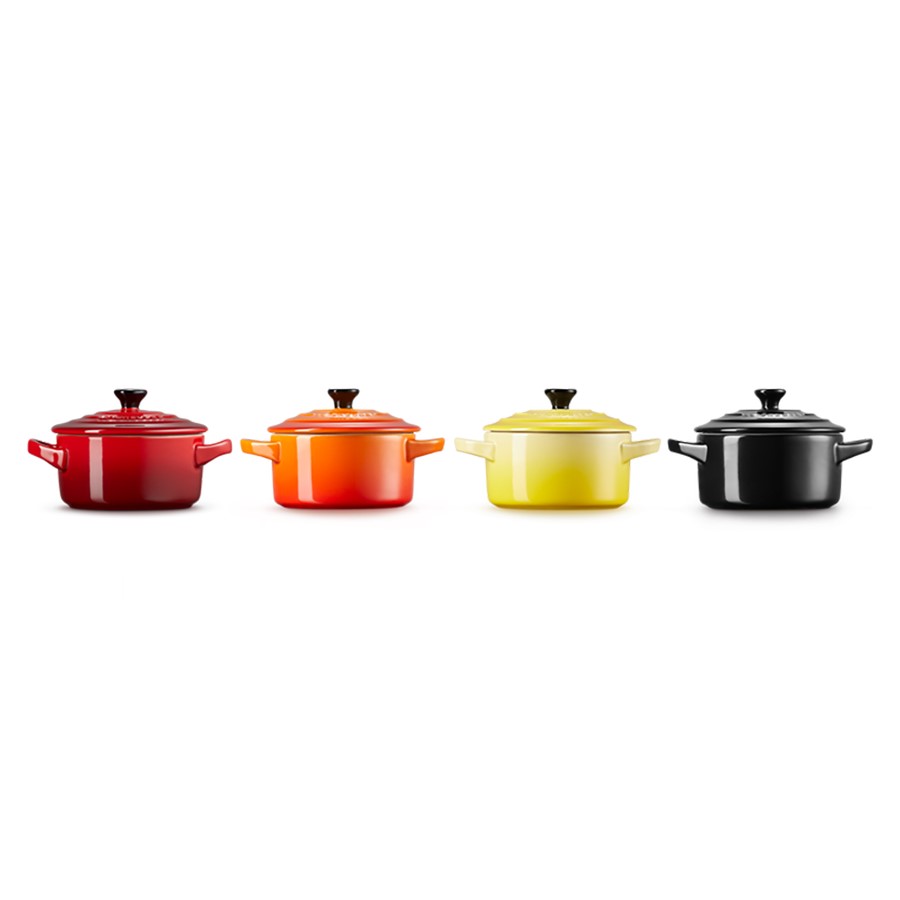 additioanl image for  Le Creuset Round 4 Mini Cocottes Fire 