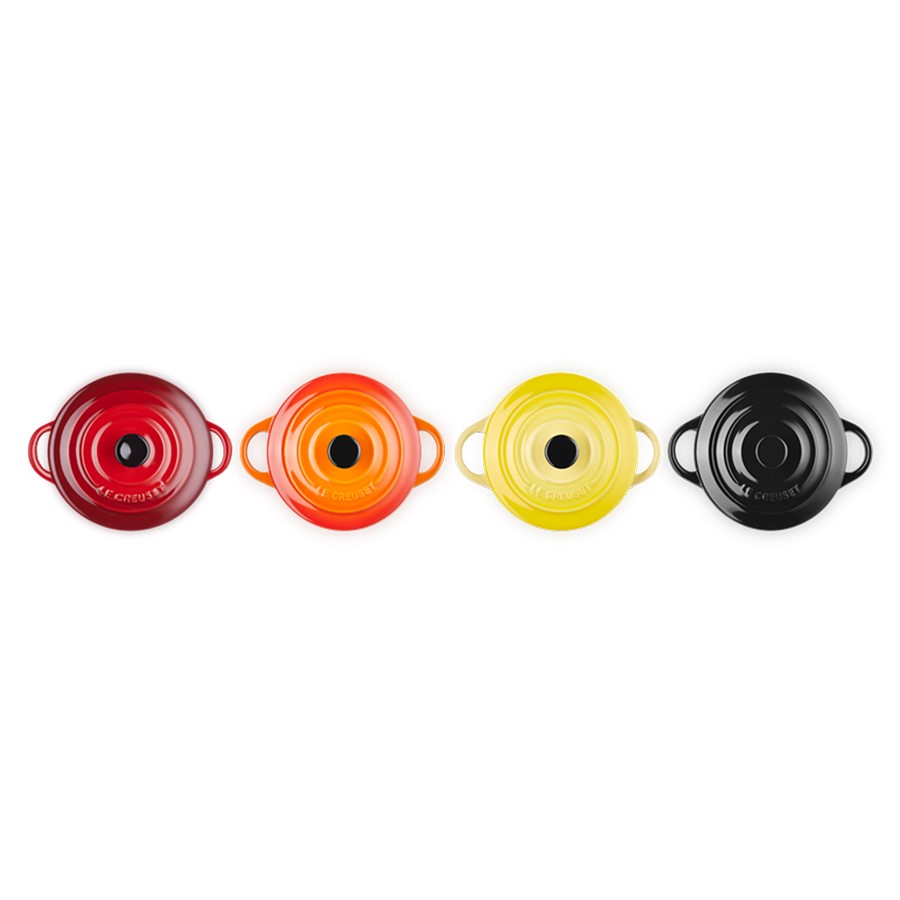 additioanl image for  Le Creuset Round 4 Mini Cocottes Fire 