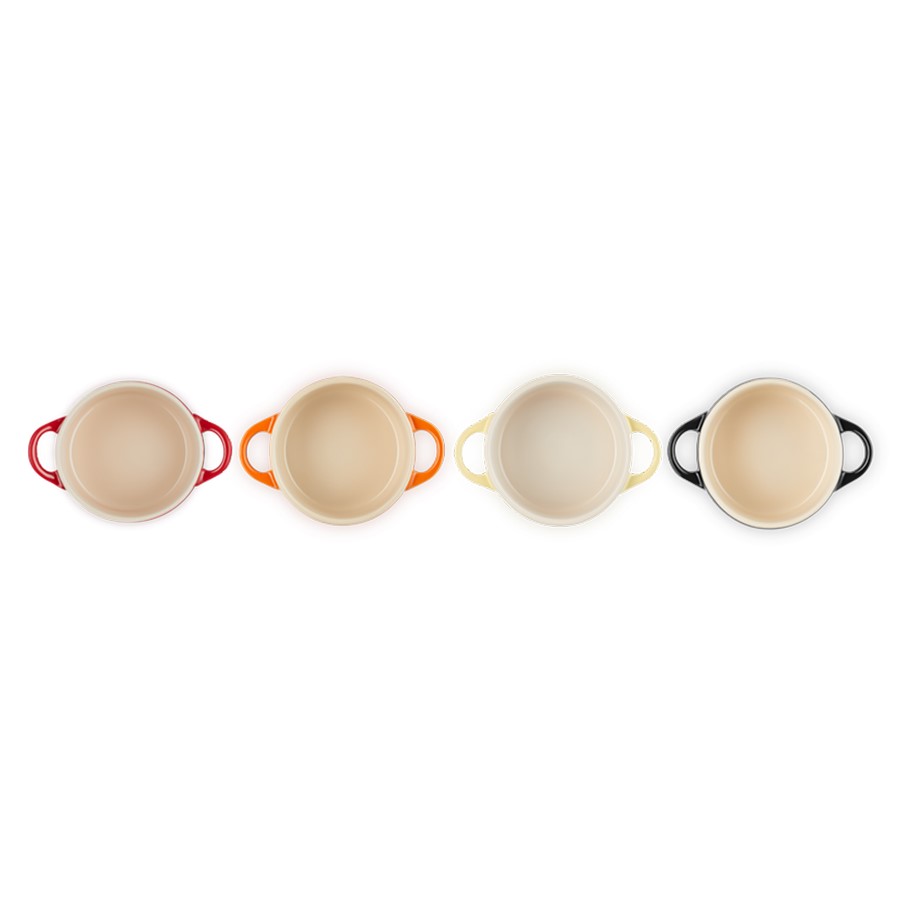 additioanl image for  Le Creuset Round 4 Mini Cocottes Fire 