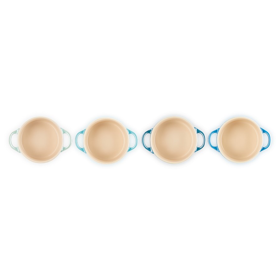 additioanl image for  Le Creuset Rd. 4 Mini Cocotte Blue 10 cm 
