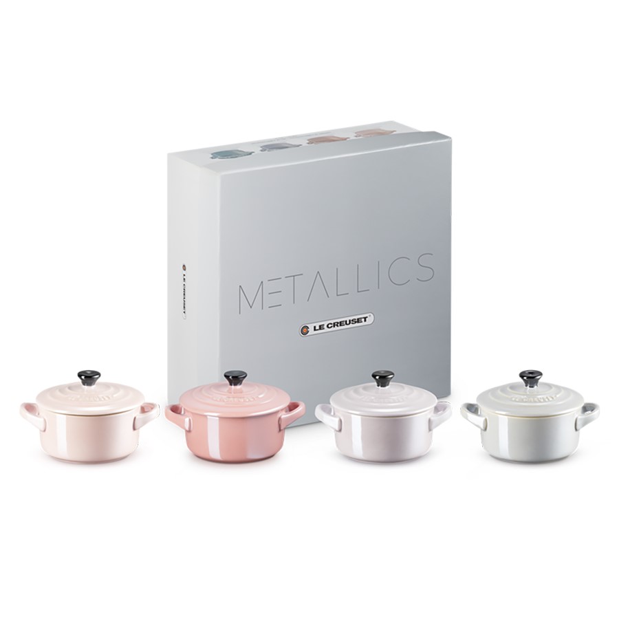 additioanl image for  Le Creuset Rd. 4 Mini Cocotte Pink 10 cm 