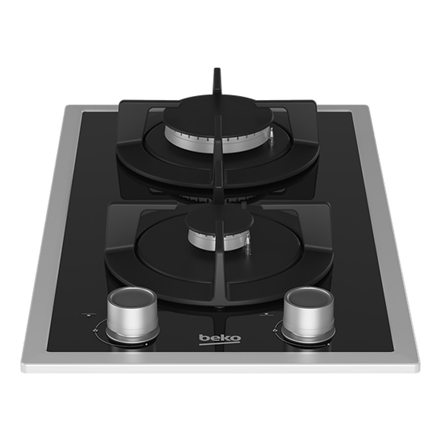additioanl image for  Beko Hob Gas 2 Burner Black 