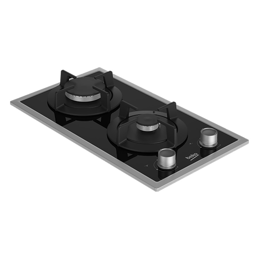 additioanl image for  Beko Hob Gas 2 Burner Black 