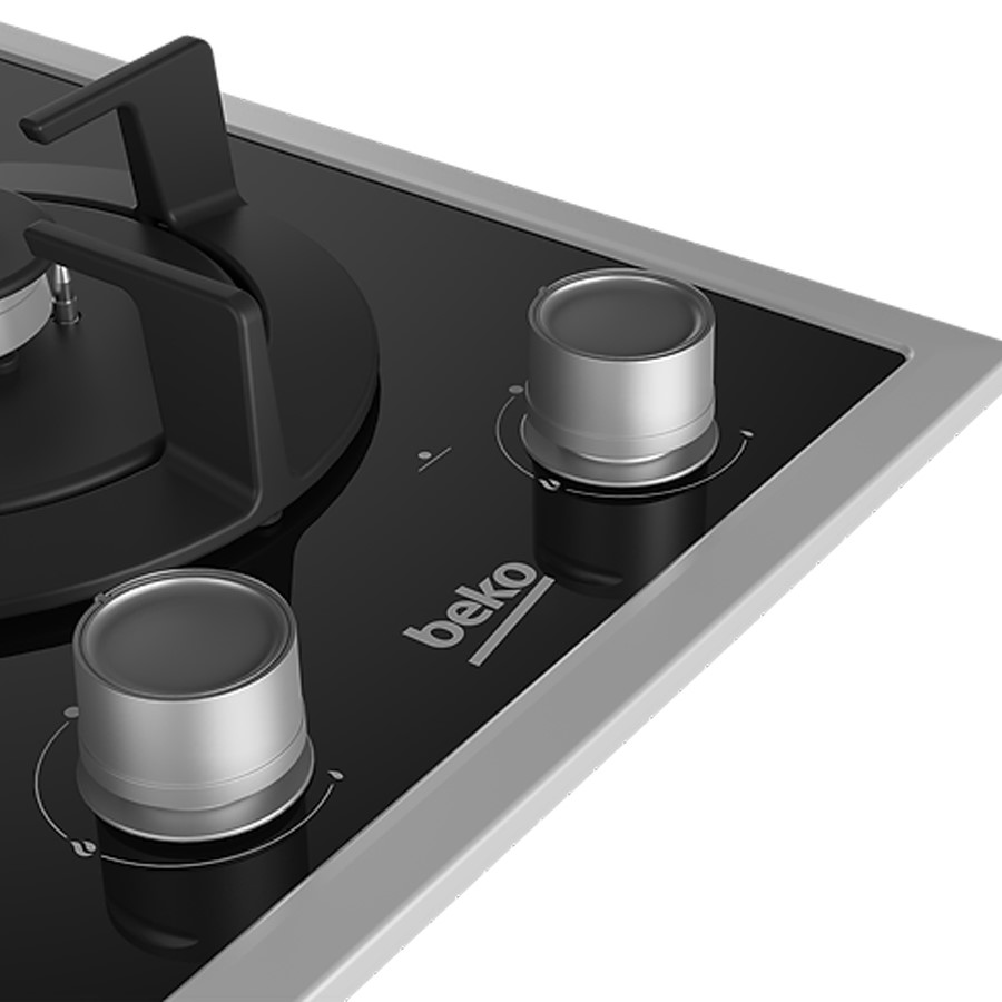 additioanl image for  Beko Hob Gas 2 Burner Black 