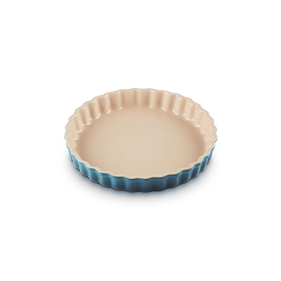 additioanl image for  Le Creuset Flan Dish Deep Teal 28 cm 