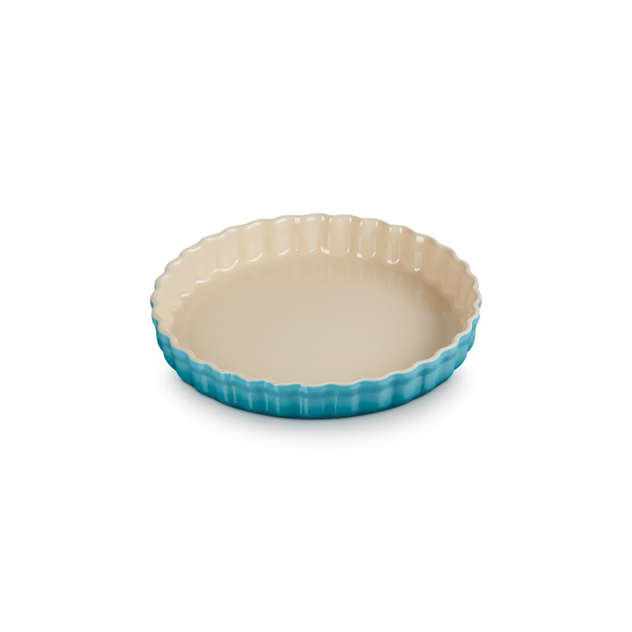 additioanl image for  Le Creuset Flan Dish Teal  28 cm 