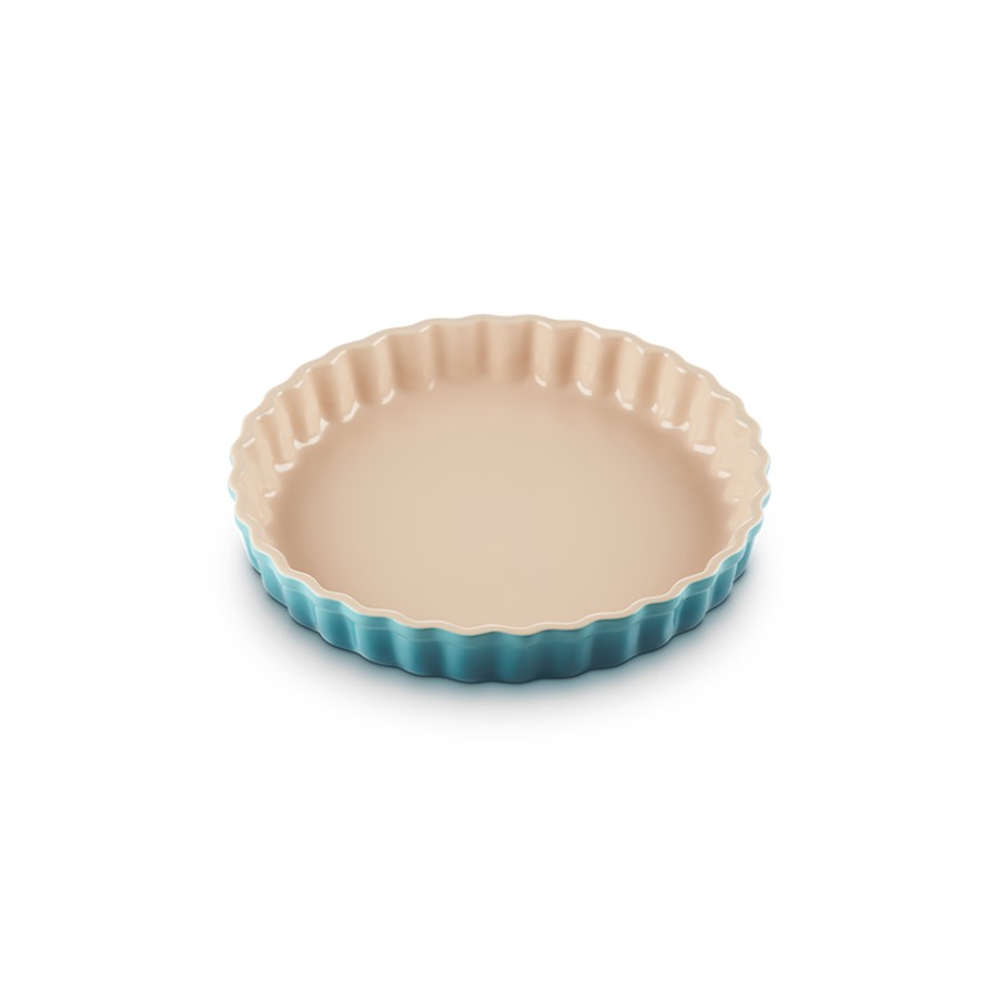 additioanl image for  Le Creuset Flan Dish Teal  28 cm 