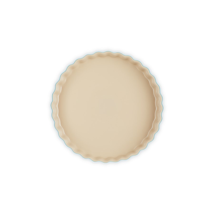 additioanl image for  Le Creuset Flan Dish Teal  28 cm 