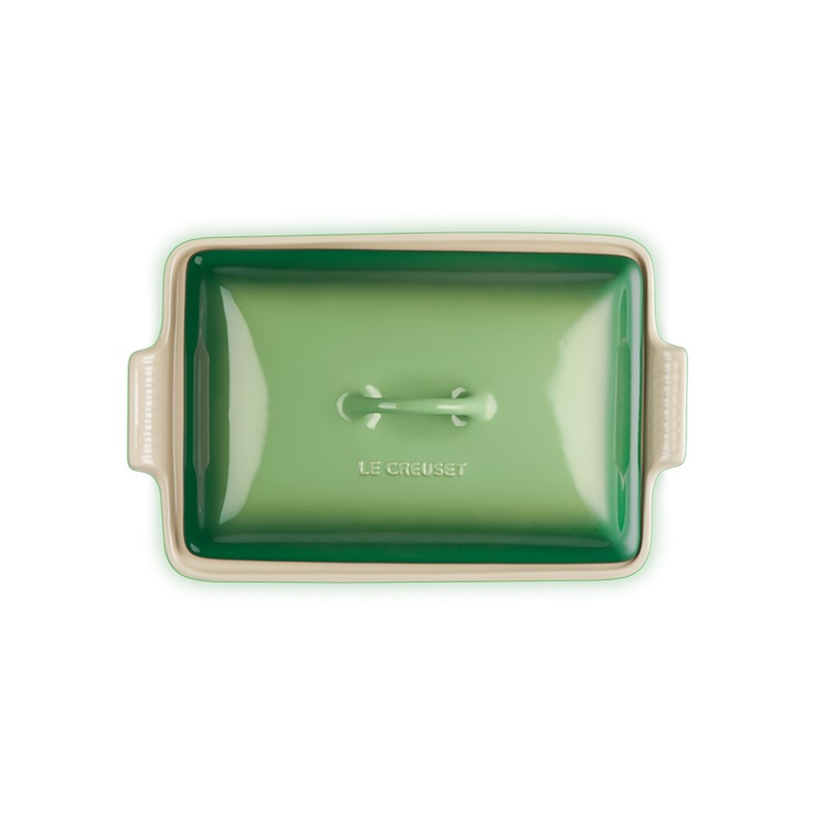 additioanl image for  Le Creuset Rect. Dish w/Lid Bamboo 33 cm 