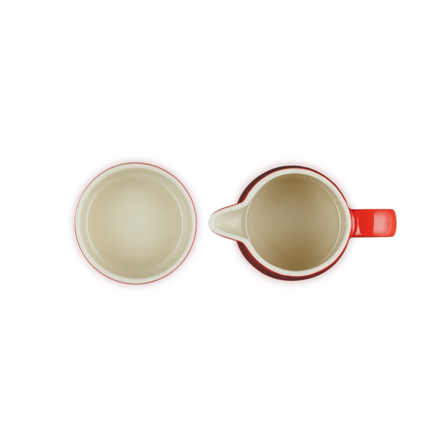 additioanl image for  Le Creuset Milk & Sugar Set Cerise 