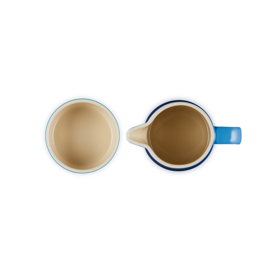 additioanl image for  Le Creuset Milk & Sugar Set Azure Blue 
