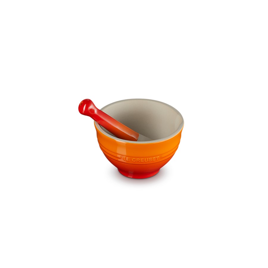 additioanl image for  Le Creuset Mortar & Pestle Flame 300 ml 