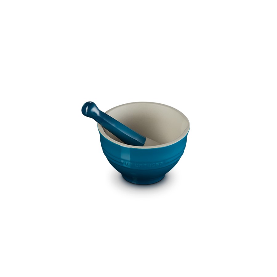 additioanl image for  Le Creuset Mortar & Pestle Deep Teal 