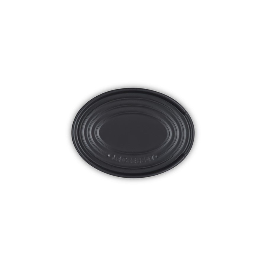 additioanl image for  Le Creuset Oval Spoon Rest Mt/Blk 16 cm 