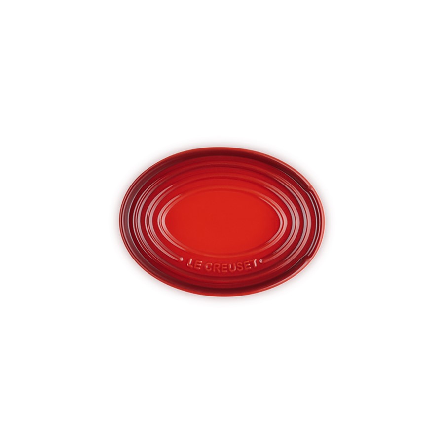 additioanl image for  Le Creuset Oval Spoon Rest Cerise 16 cm 