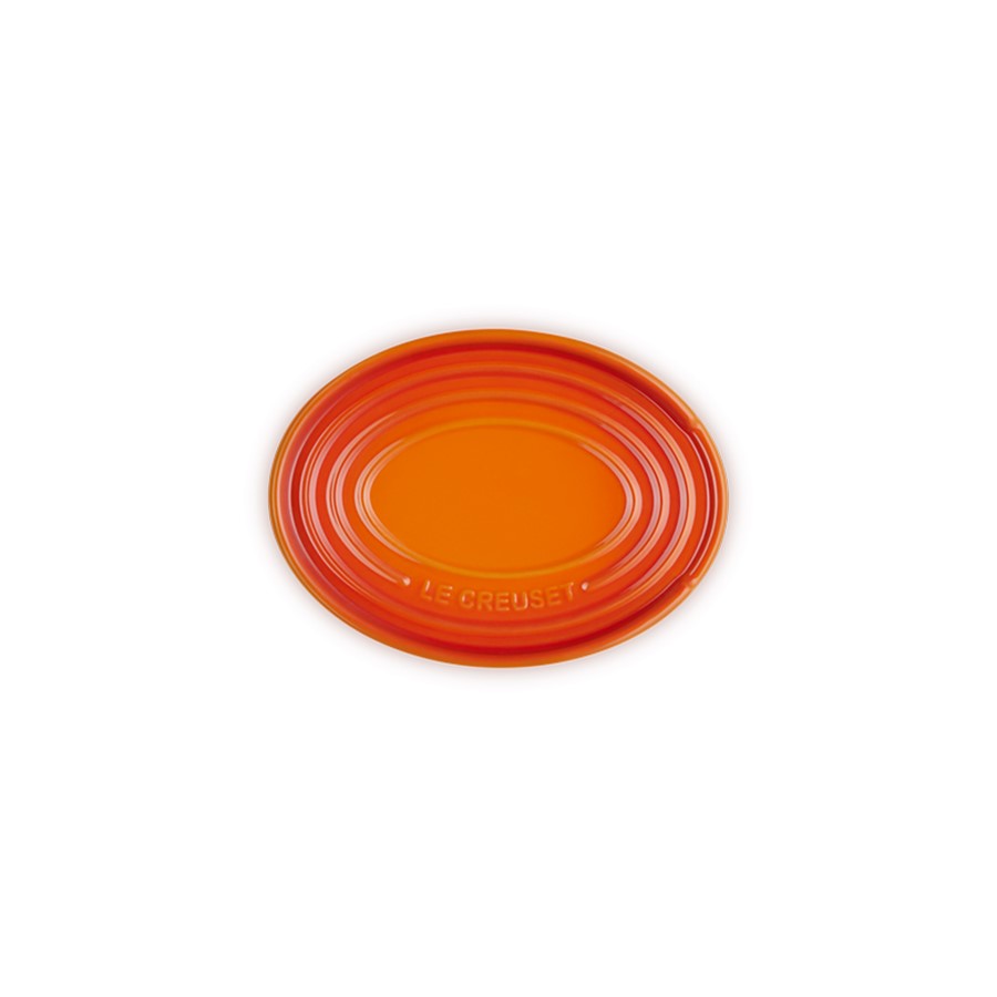 additioanl image for  Le Creuset Oval Spoon Rest Flame 16 cm 