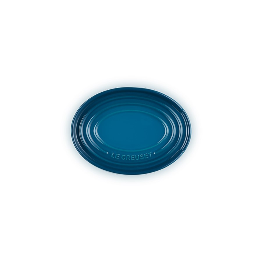 additioanl image for  Le Creuset Oval Spoon Rest Dp Teal 16 cm 