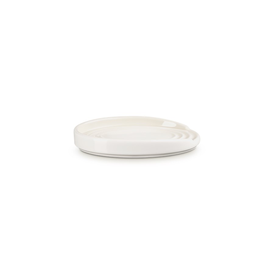 additioanl image for  Le Creuset Oval Spoon Rest Meringue 