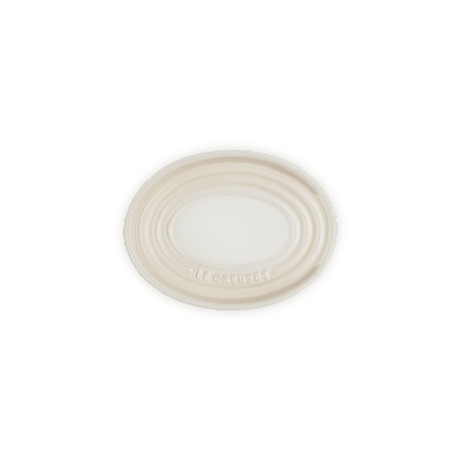 additioanl image for  Le Creuset Oval Spoon Rest Meringue 