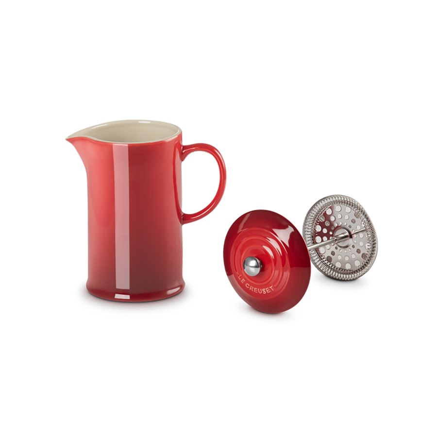 additioanl image for  Le Creuset Coffee Pot & Press Cerise 1L 