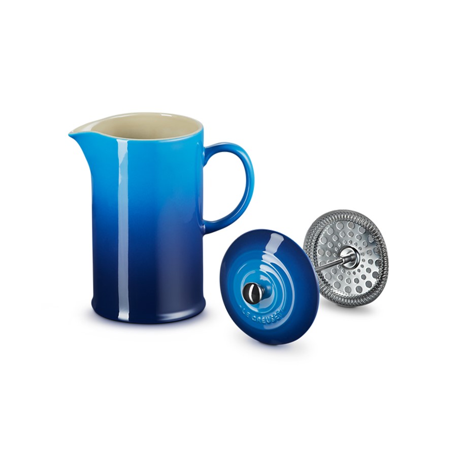 additioanl image for  Le Creuset Coffee Pot & Press Az.Blue 1L 