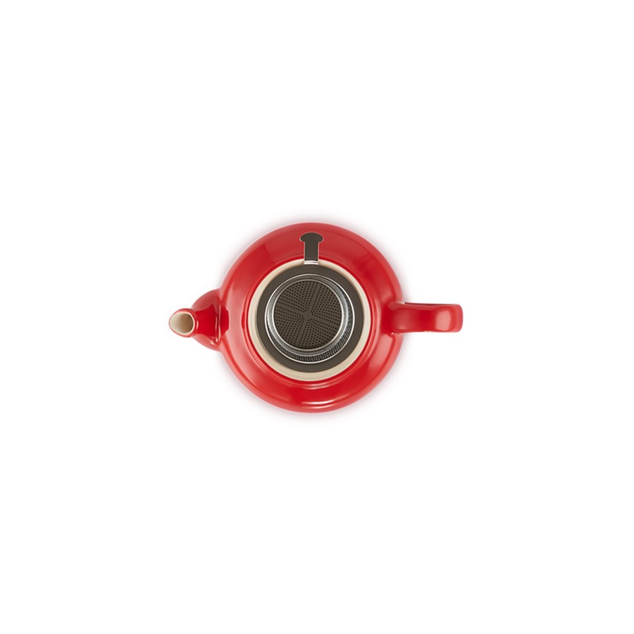 additioanl image for  Le Creuset Teapot with SS Infuser Cerise 