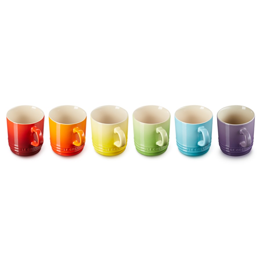 additioanl image for  Le Creuset Capp. 6 Mugs Rainbow 200 ml 
