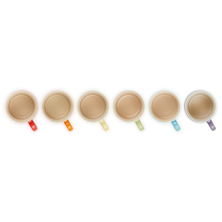 additioanl image for  Le Creuset Capp. 6 Mugs Rainbow 200 ml 