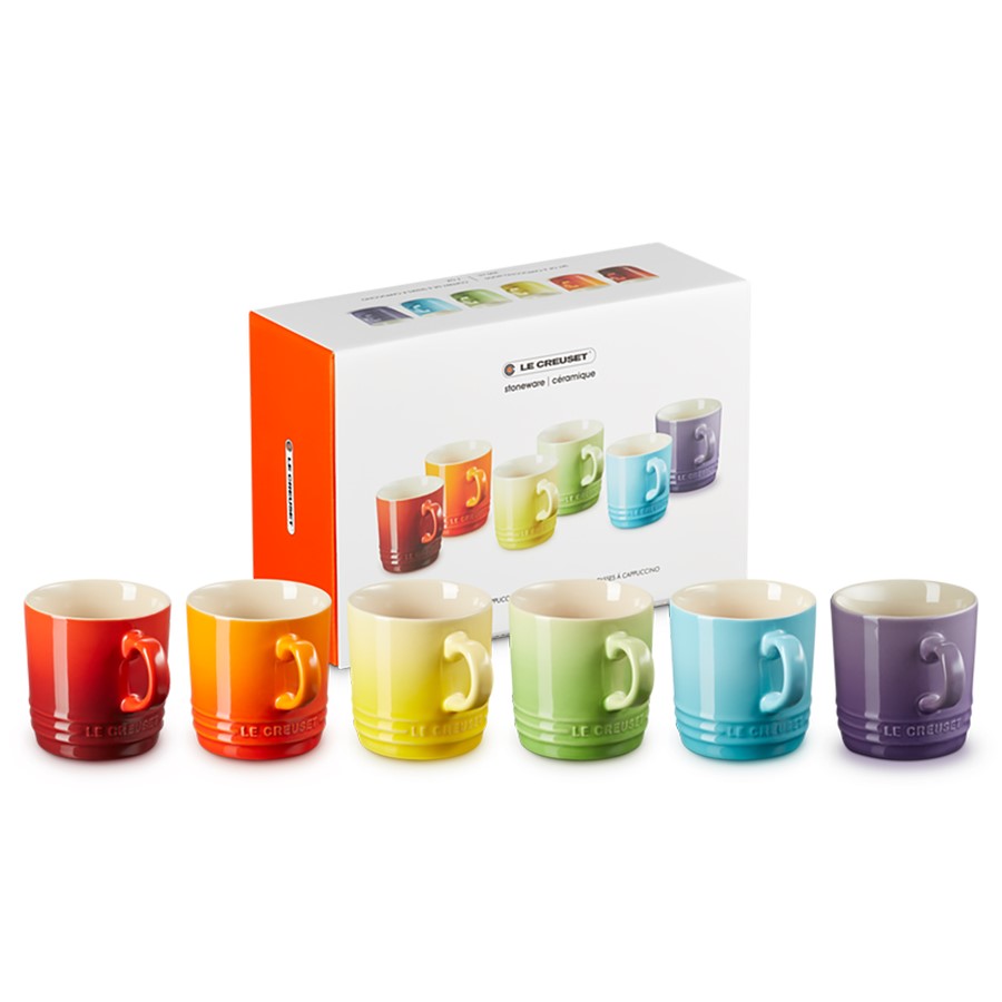 additioanl image for  Le Creuset Capp. 6 Mugs Rainbow 200 ml 
