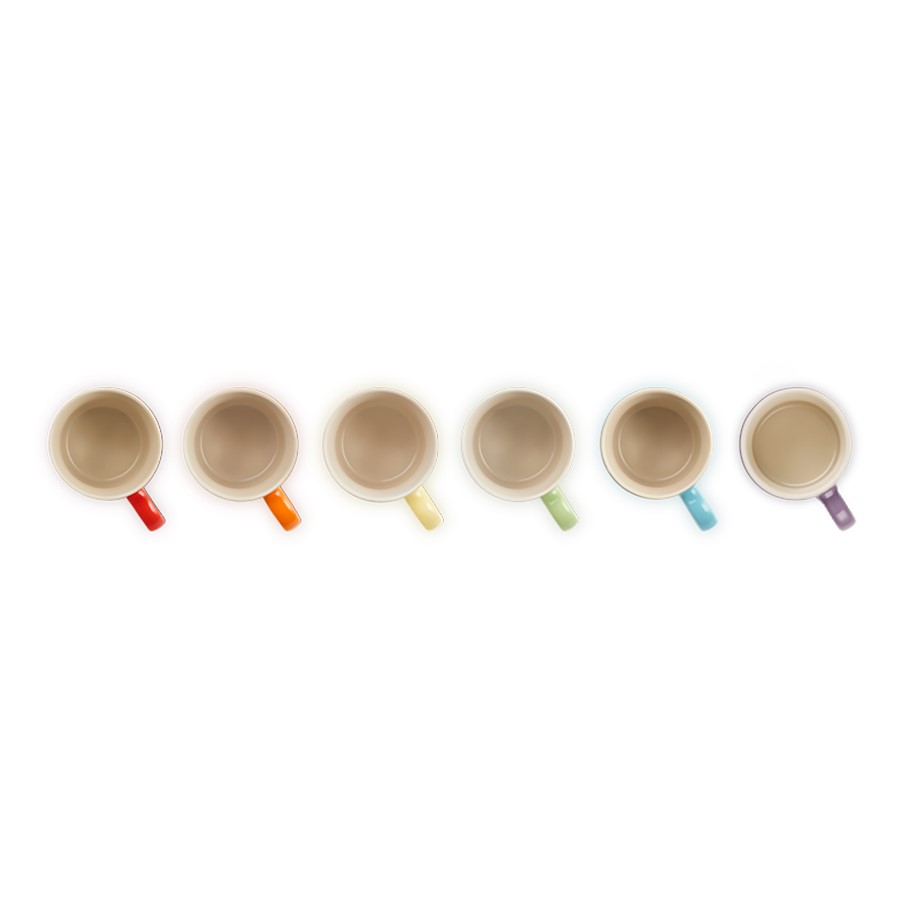 additioanl image for  Le Creuset Espresso 6 Mugs Rainbow 100ml 