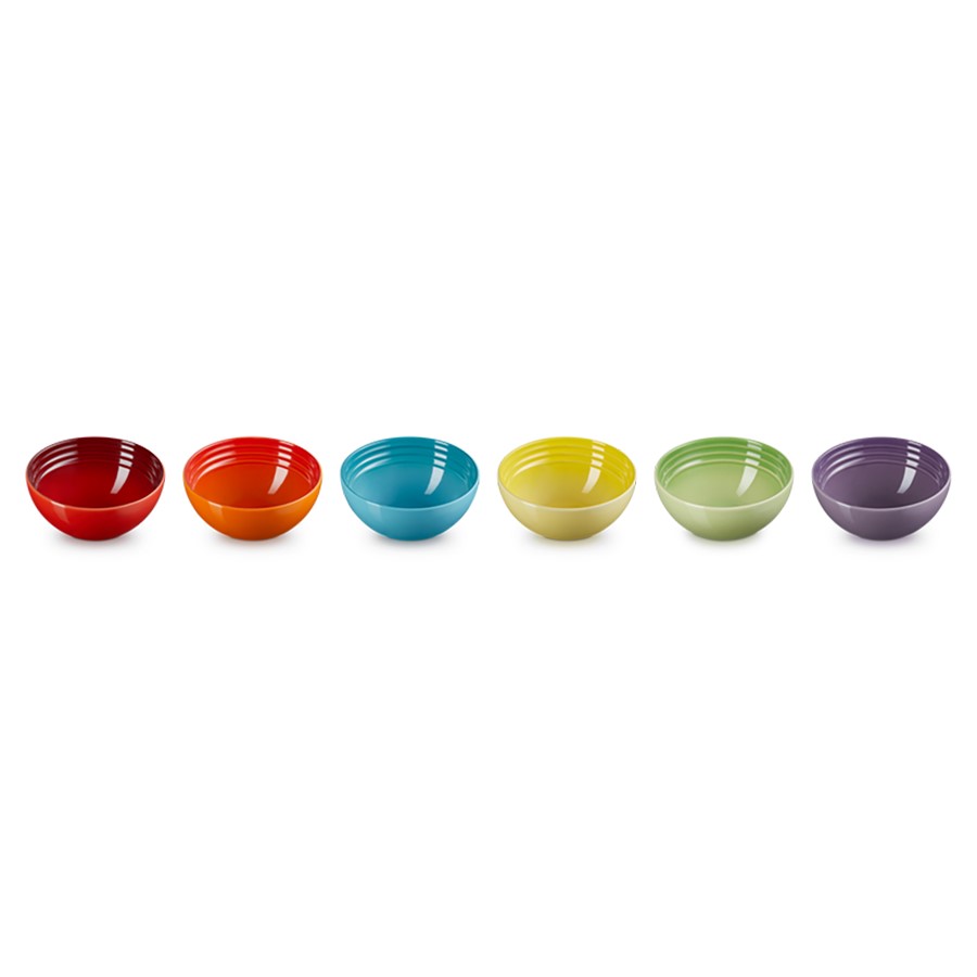 additioanl image for  Le Creuset 6 Dessert Bowl Rainbow 330 ml 